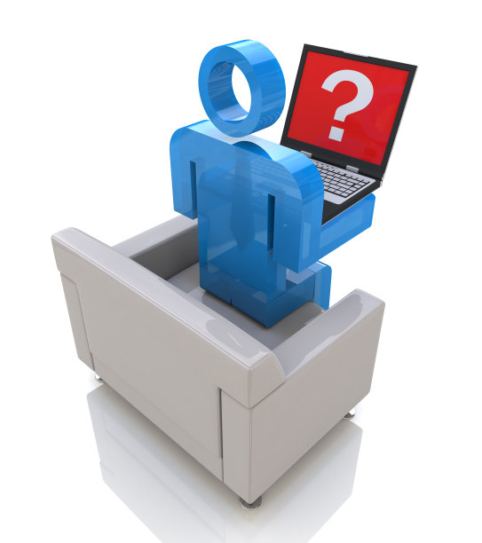 一个人带着笔记本电脑问问题图片下载