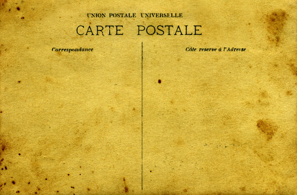 老式明信片。图片下载