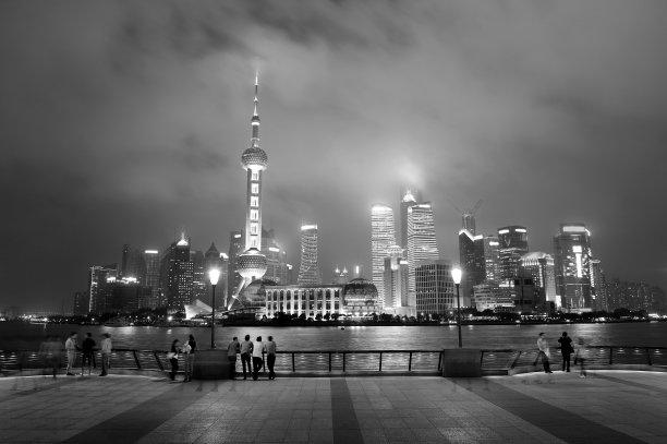 上海城市天际线图片下载