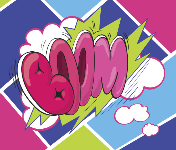 繁荣。漫画书爆炸图片下载