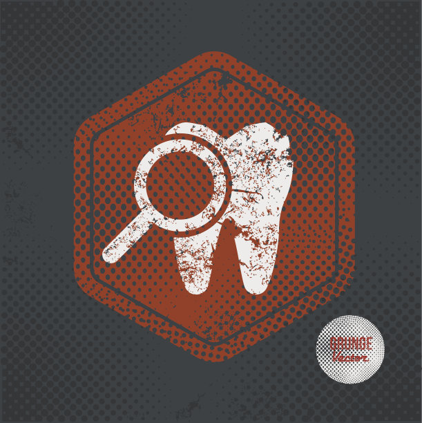 牙齿邮票设计，垃圾向量图片下载