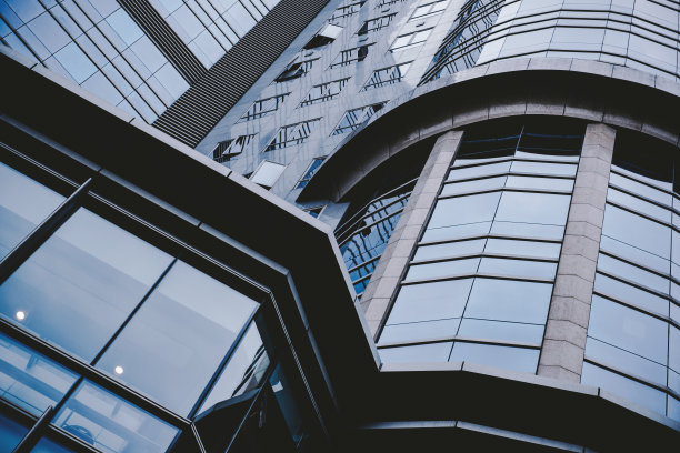 经营理念——玻璃建筑细节图片下载