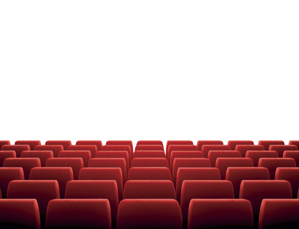 剧院里的一排座位素材图片