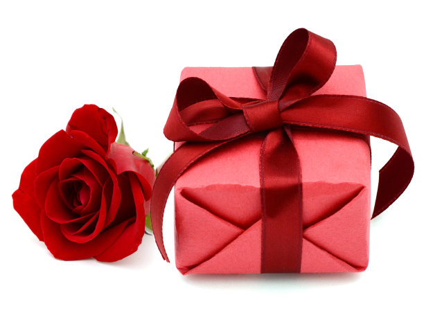 红玫瑰和爱情的礼物图片下载