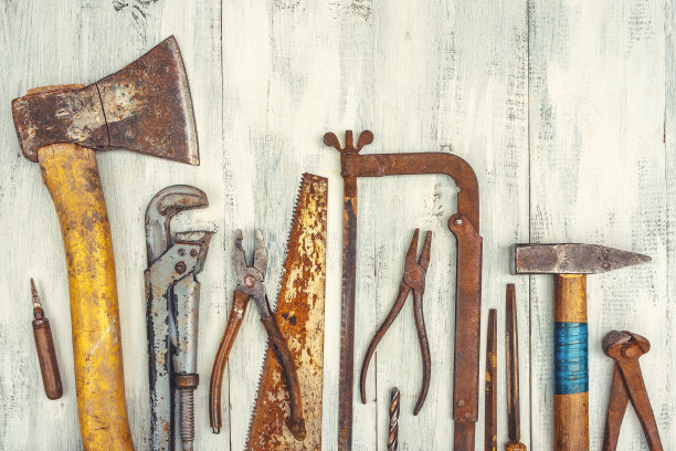 老生锈的工具图片下载