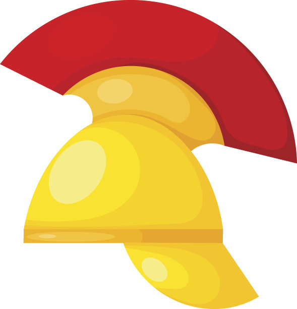 矢量插图的古希腊青铜头盔图片下载