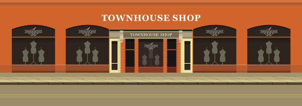 服装店的建筑图片下载