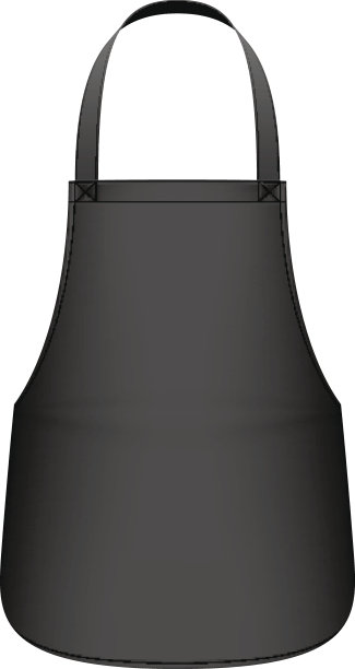 黑色厨房围裙图片下载