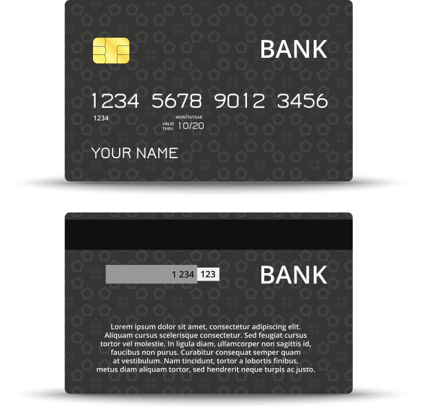 信用卡模板设计图片下载