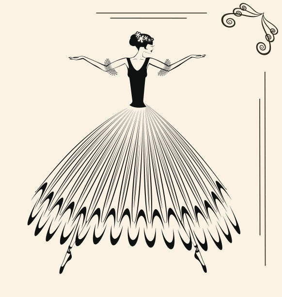 芭蕾舞女演员的形象图片下载