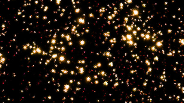 黑色背景上的灯光图片下载