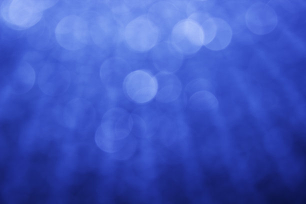 蓝色的灯光散焦图片下载