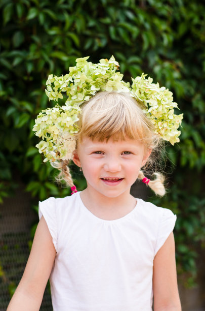 金发碧眼的女孩图片下载