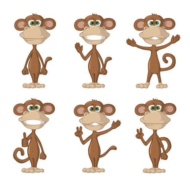 2016年有趣的猴年象征图片下载