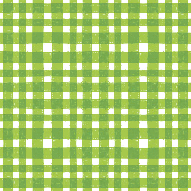 无缝图案手绘绿色条纹。图片下载