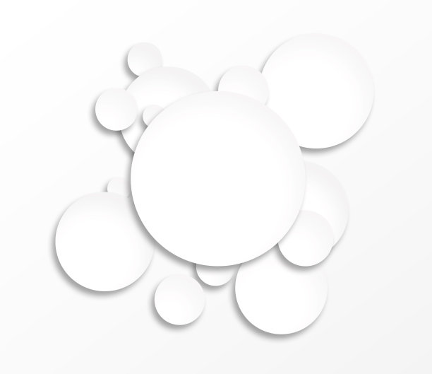 白色圆图图片下载