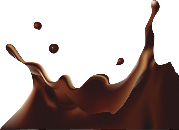 少量巧克力或咖啡隔离素材图片