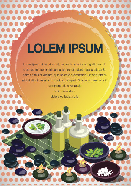 说明信息图形水疗概念图片下载