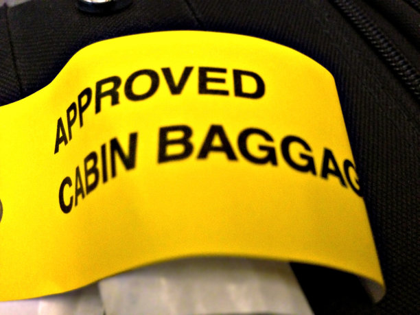 批准的机舱袋标签贴纸图片下载