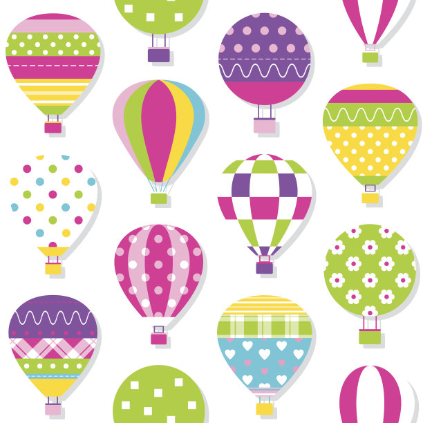 热气球图案图片下载