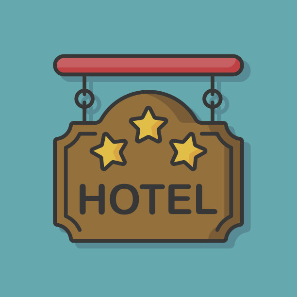 酒店板矢量图标图片下载