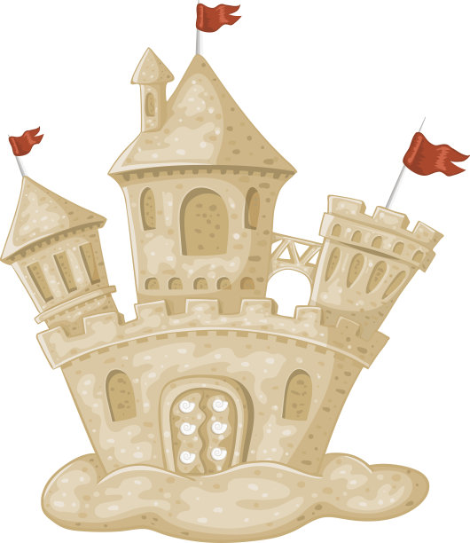 沙堡PrintIllustration图片下载