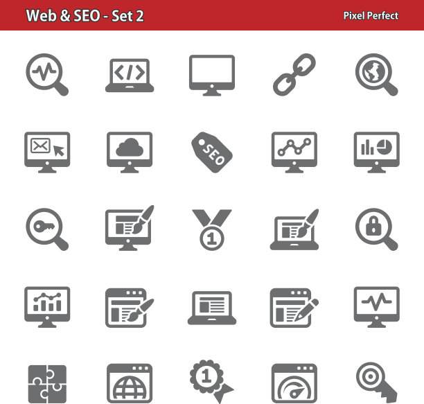 网络和SEO图标集2图片下载