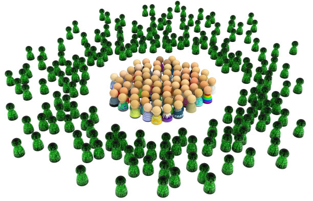 卡通人群，虚拟人物图片下载