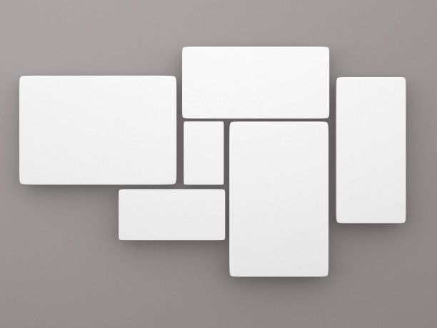 墙上的空白图片图片下载