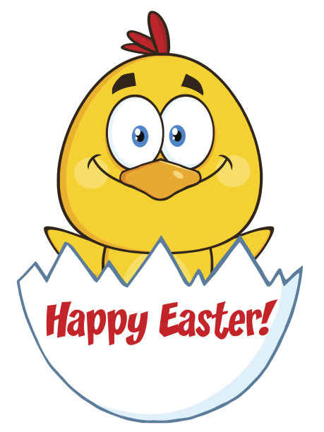 快乐的小鸡用文字从蛋中孵出来图片下载