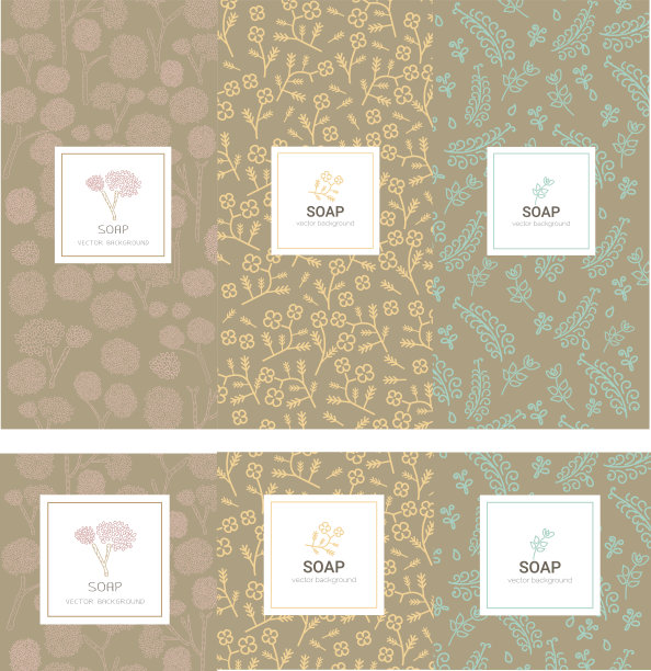 向量集设计元素和图标在时尚的线性图片下载