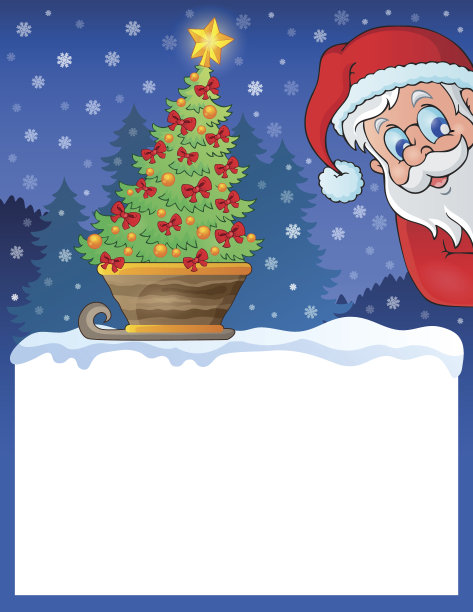 圣诞主题小框架1图片下载