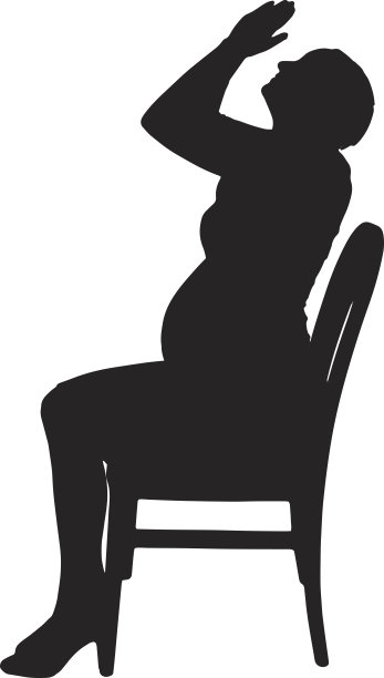 孕妇剪影图片下载