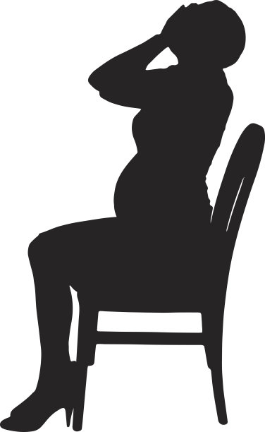 孕妇剪影图片下载