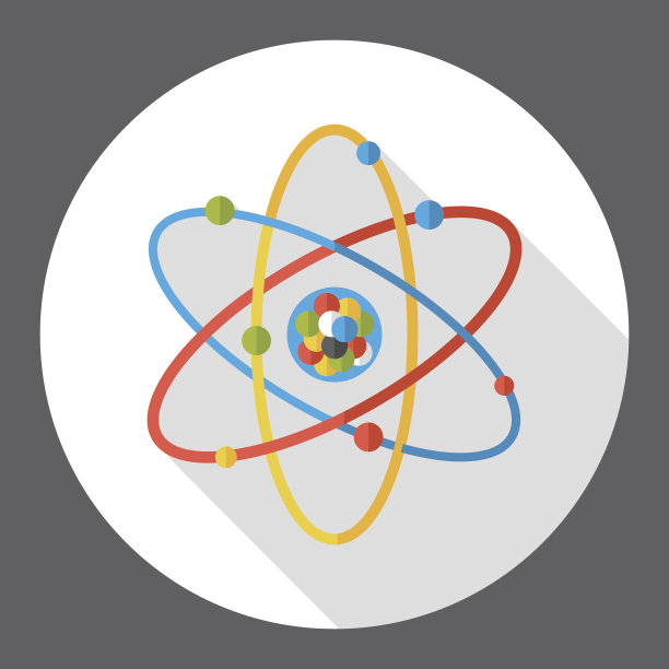分子建模平面图标图片下载
