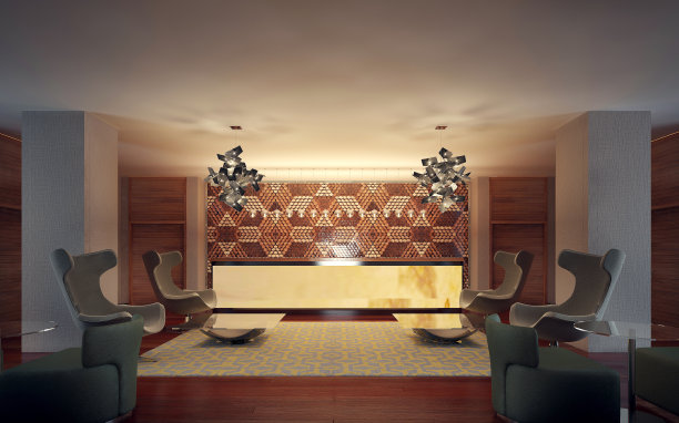 现代室内接待图片下载