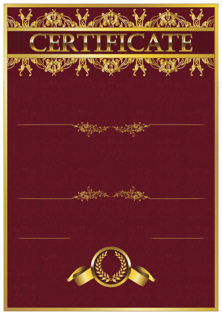 证书、文凭模板优雅图片下载