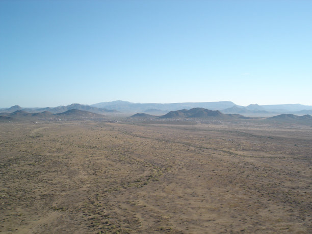 亚利桑那州沙漠鸟瞰图图片下载