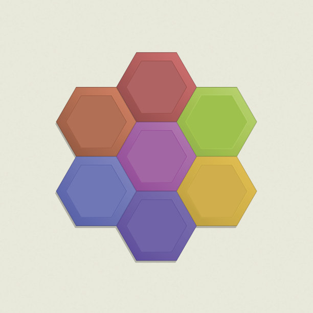 丰富多彩的蜂窝组图片下载