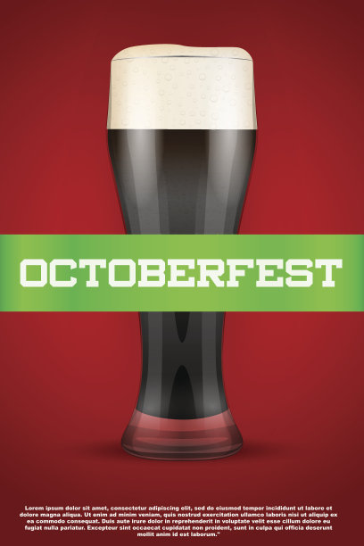 十月啤酒节啤酒海报素材图片