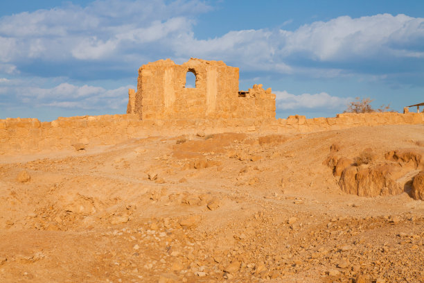 马萨达有拱门的墙图片下载