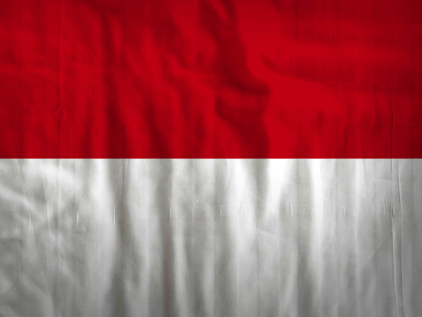 面料印度尼西亚国旗背景图片下载