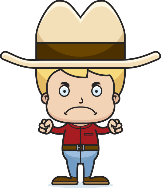 愤怒的牛仔图片下载