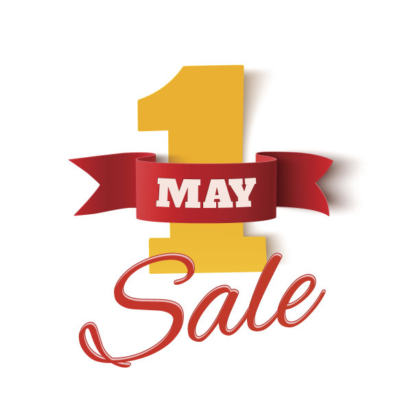 5月1日。出售。劳动节的背景。图片下载