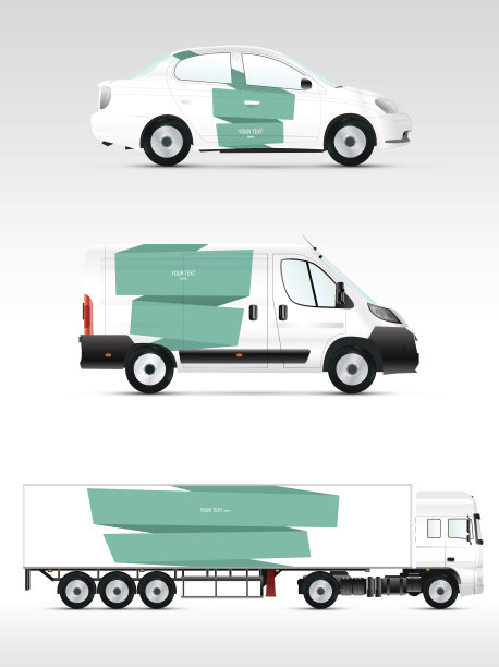 模板车辆的广告，品牌或企业身份。图片下载