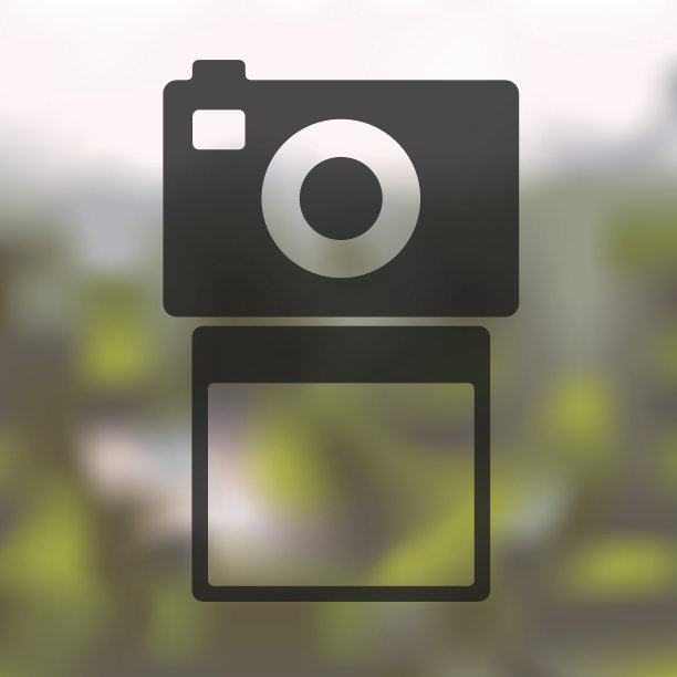 照片图标上模糊的背景图片下载