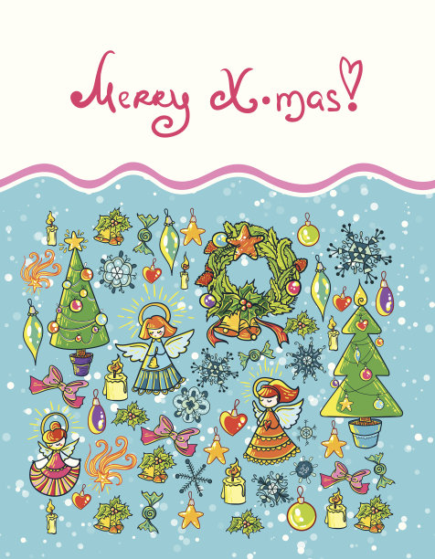 冬季圣诞背景图片下载