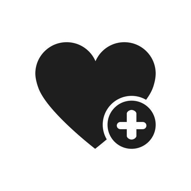 白色背景上的心形图标。——SingleSeries图片下载