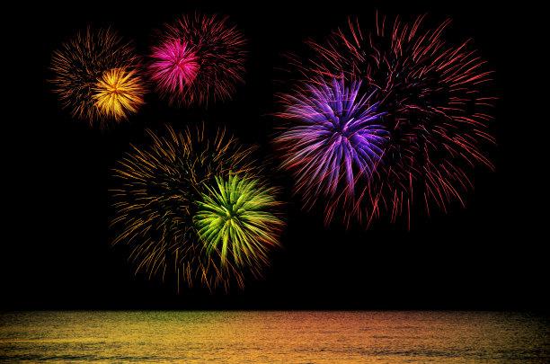 烟花庆祝。图片下载