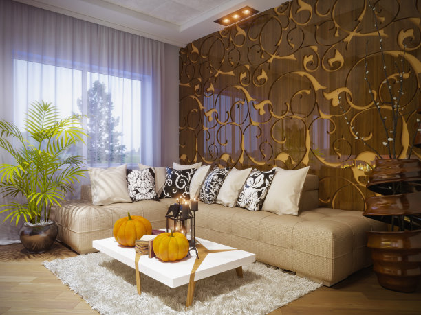 室内设计客厅的渲染图片下载